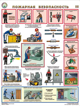 ПС44 Пожарная безопасность (бумага, А2, 3 листа) - Плакаты - Пожарная безопасность - Магазин охраны труда Протекторшоп